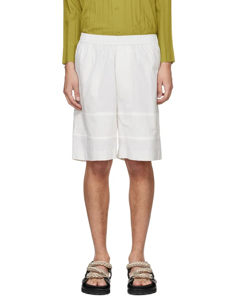 Craig Green Beige Barrel Shorts Ecru