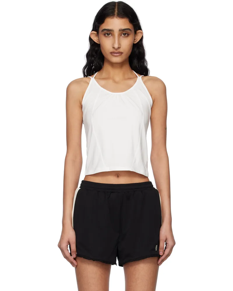Kijun Off-White Double Strap Tank Top Off-white