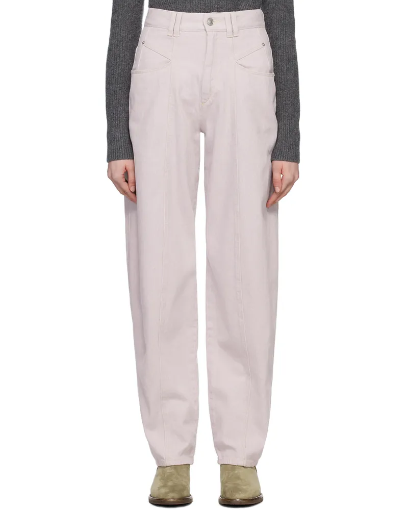 Isabel Marant Pink Vetan Jeans 40pi