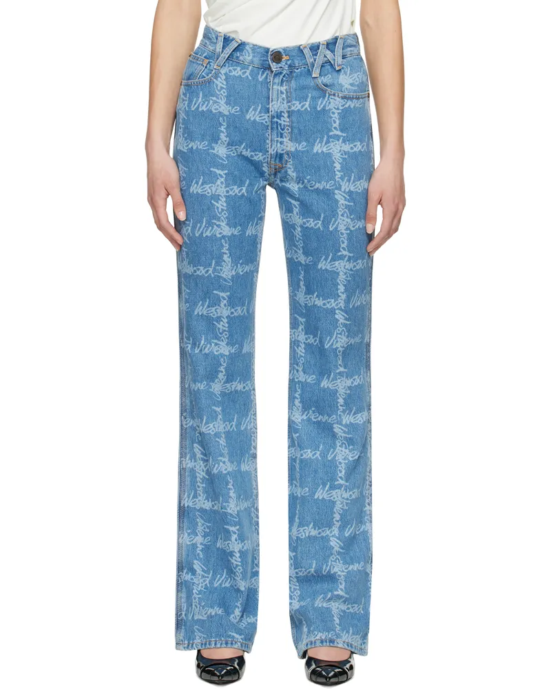 Vivienne Westwood Blue Ray 5 Pocket Jeans K306