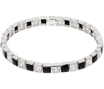 Silver & Black #3954 Bracelet