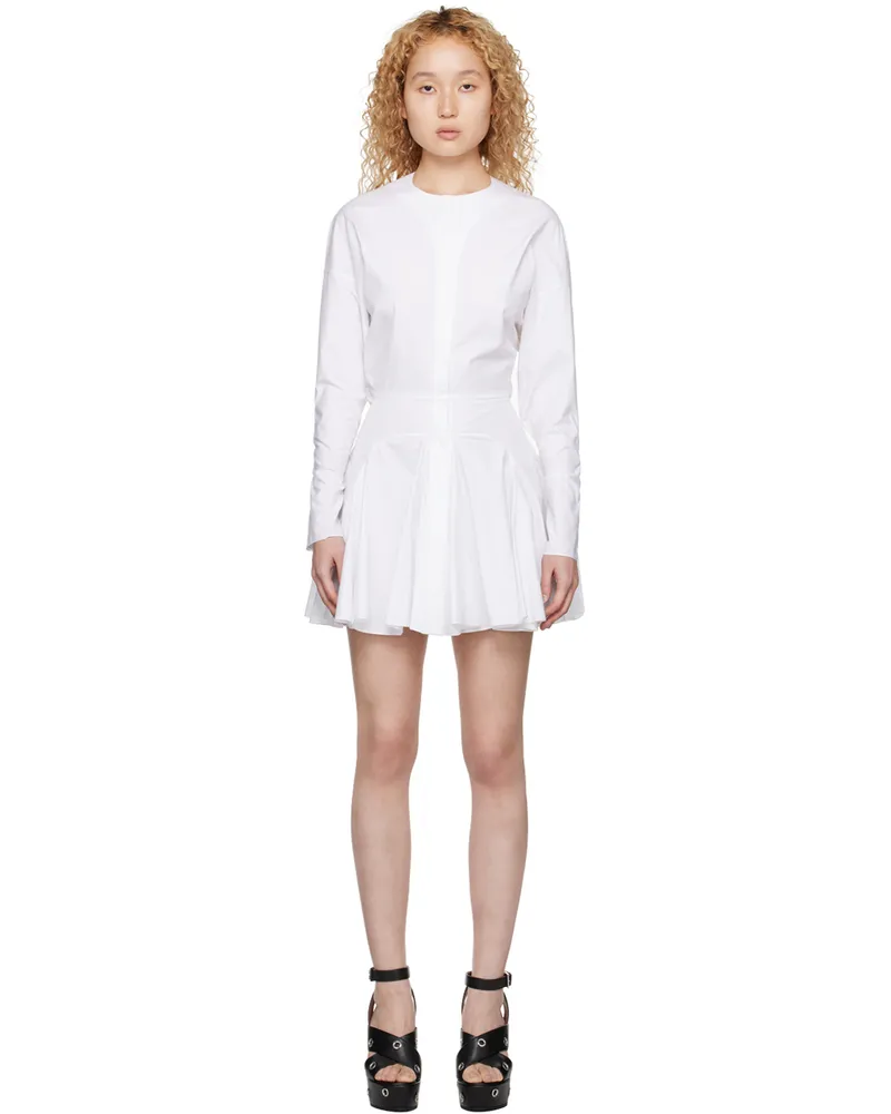 Alaïa White Skater Minidress 000