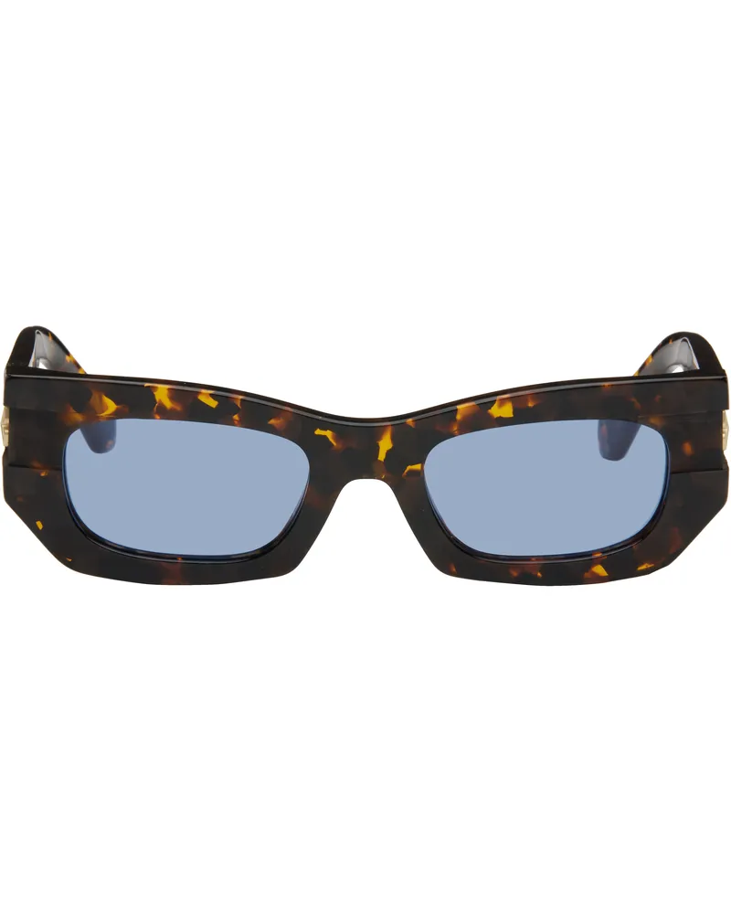OFF-WHITE Brown Belleville Sunglasses Havana