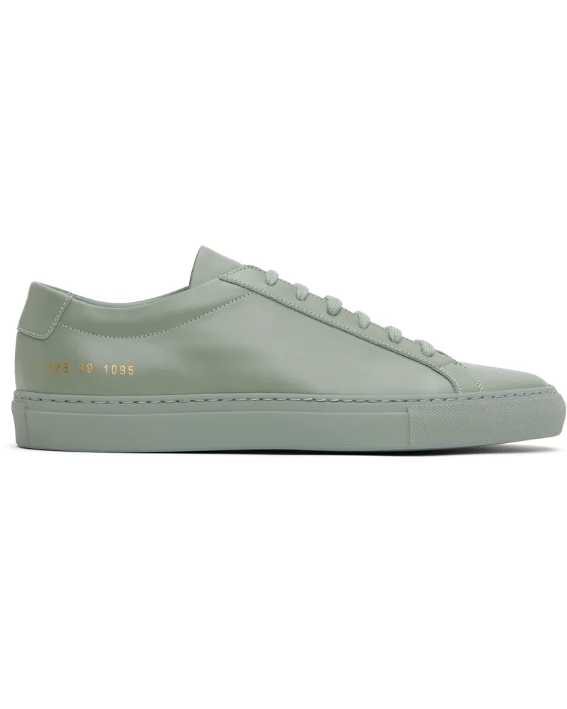 Common Projects Green Original Achilles Low Sneakers 1095