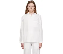 White Button Pyjama Shirt