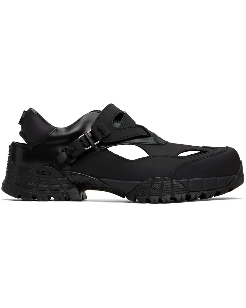Wooyoungmi Black Cutout Sneakers 625b
