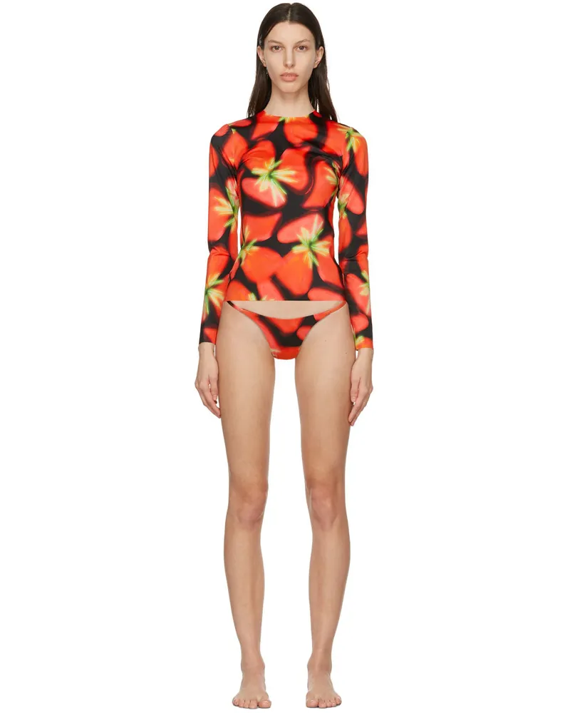 Louisa Ballou Black & Red Surfer's Paradise Bikini Pink