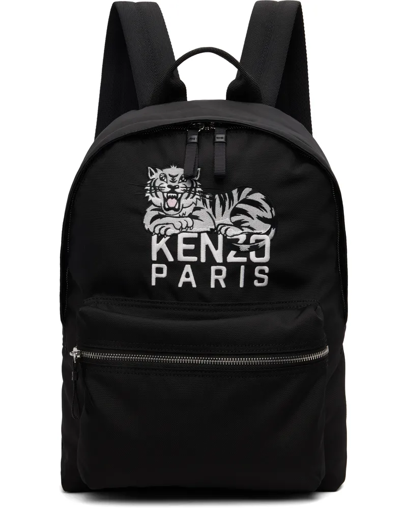 Kenzo Black Kenzo Paris 'KENZO Happyer Tiger' Backpack Black
