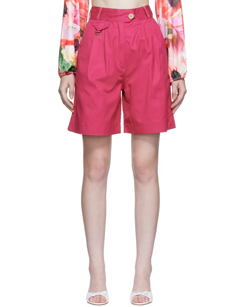 Saks Potts Pink Susa Shorts Raspberry