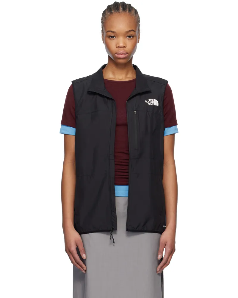 The North Face Black Higher Run Wind Vest 4h0