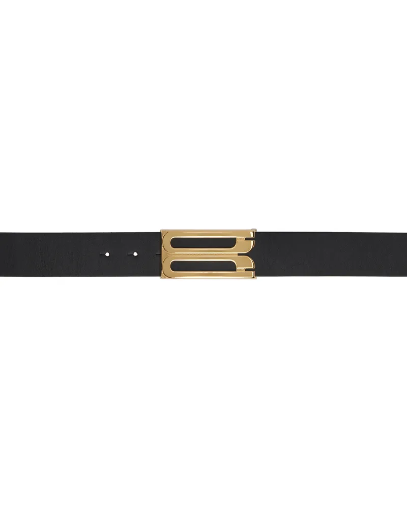 Victoria Beckham Black Jumbo Frame Belt Black