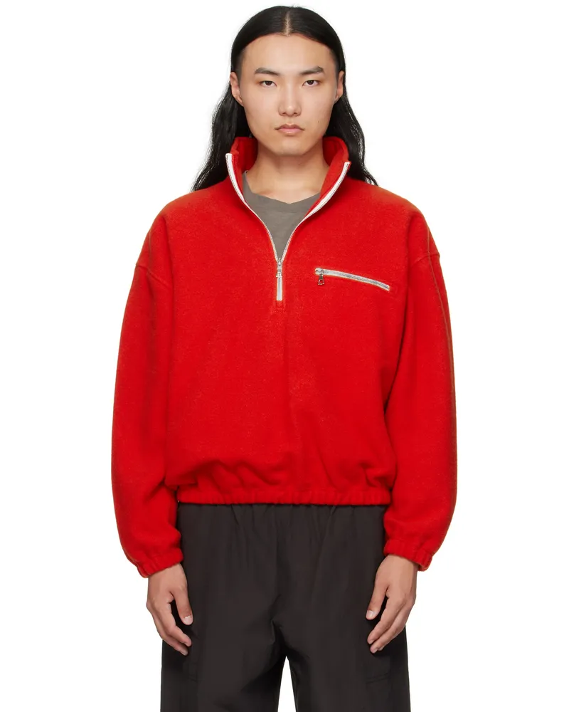 Rier Orange Fleece Sweater Orange