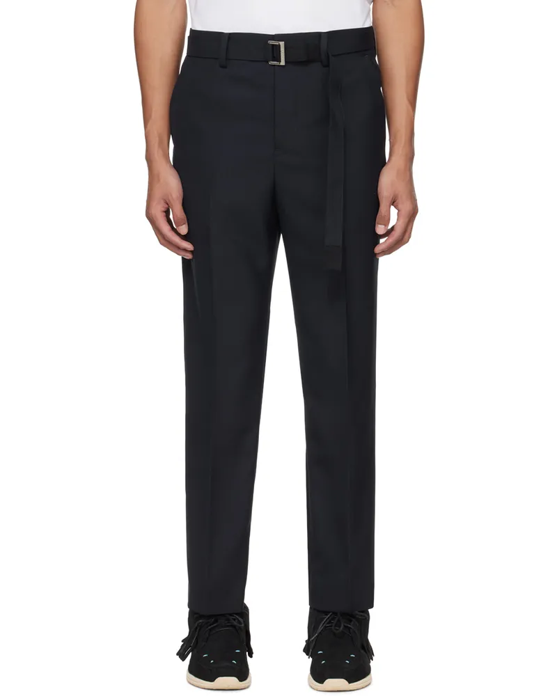 Sacai Navy Suiting Bonding Trousers 201