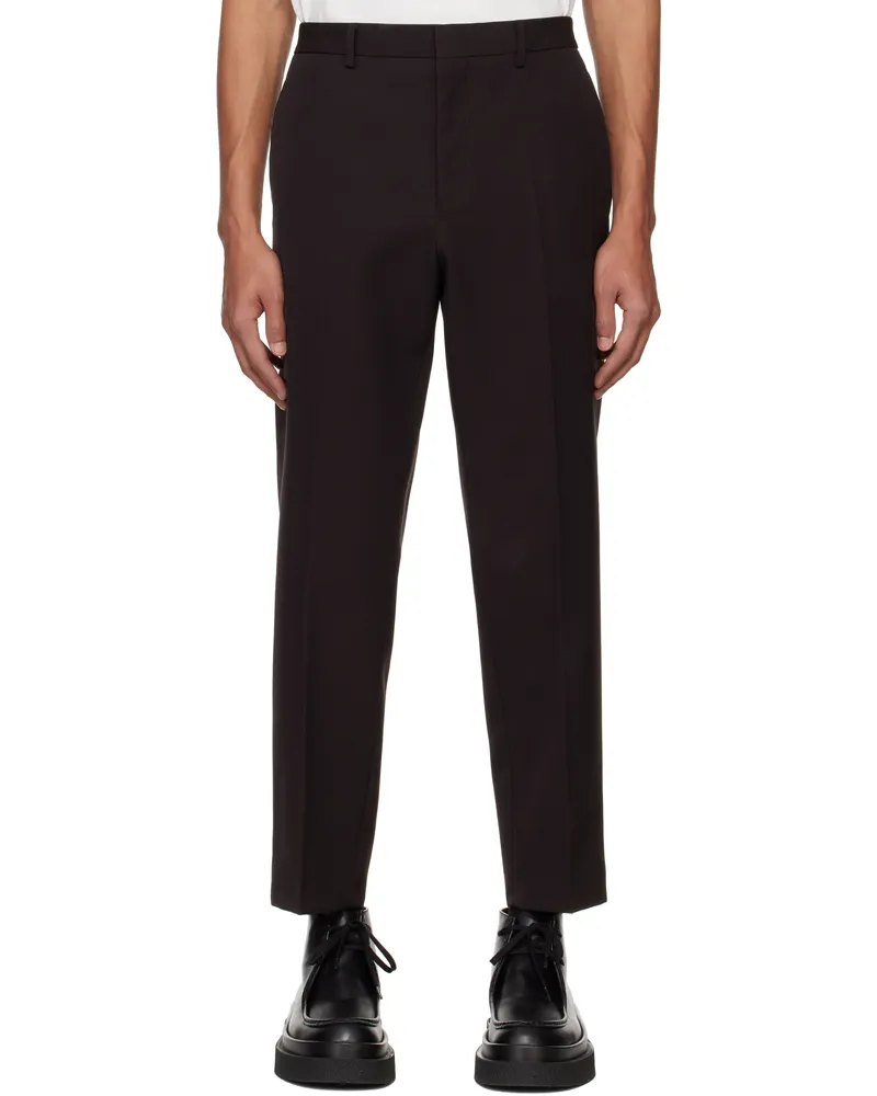 Jil Sander Brown Tapered Trousers 201