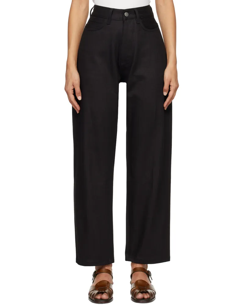 Studio Nicholson Black Ruthe Selvedge Jeans Black
