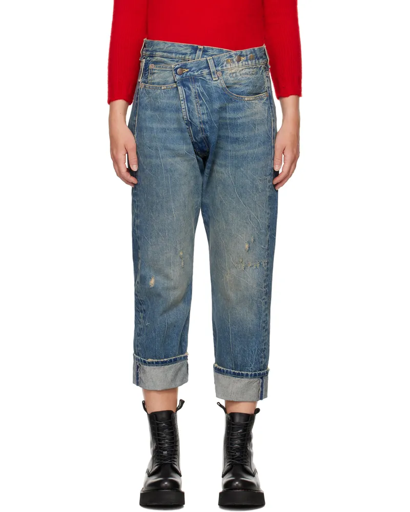 R13 Blue Crossover Jeans Kelly