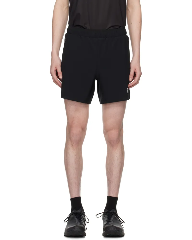 District Vision Black 7in Training Shorts Black
