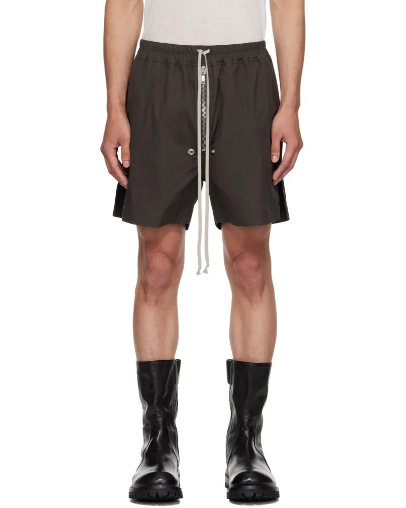 Rick Owens Gray Concordians Bela Boxer Shorts 78