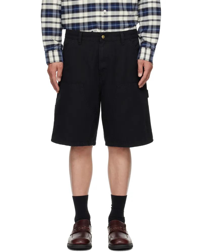 Carhartt WIP Black Double Knee Shorts 8906