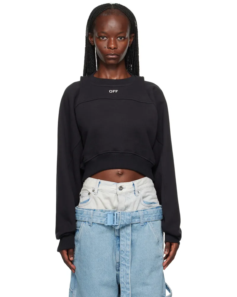 OFF-WHITE Black Layered Sweatshirt Black