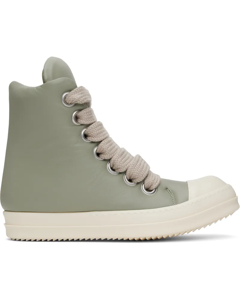 Rick Owens Green Hollywood Jumbolace Sneakers 1511