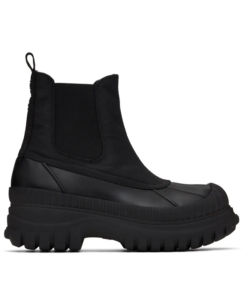 Ganni Black Outdoor Chelsea Boots Black