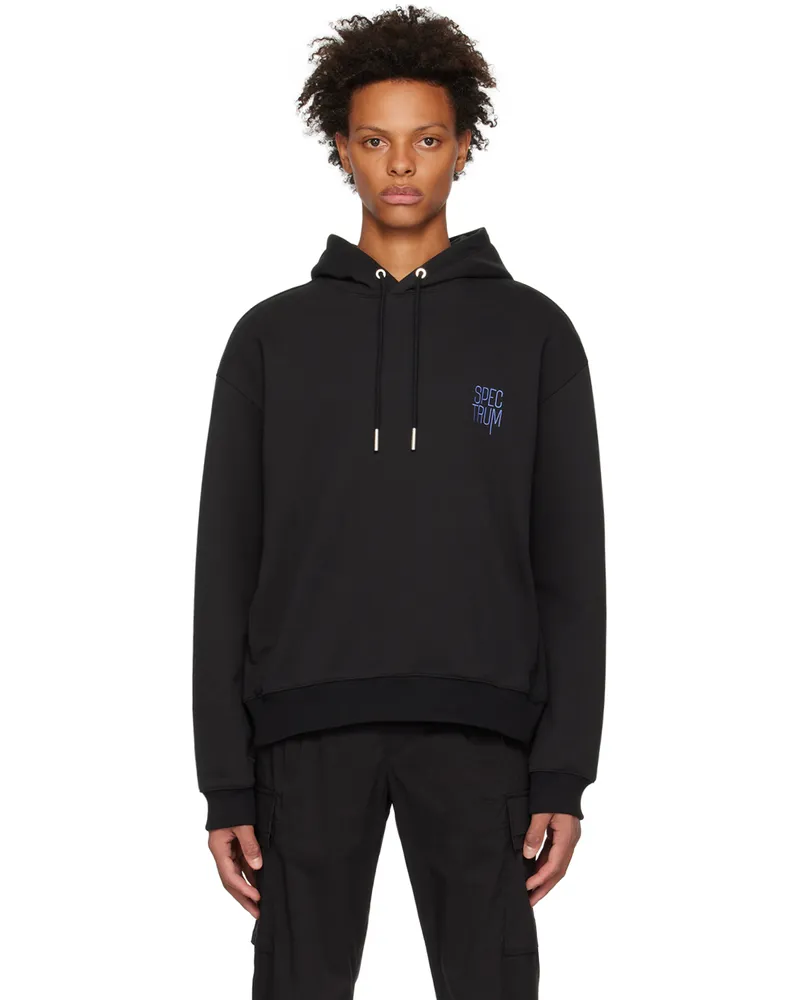 SOLID HOMME Black 'Spectrum' Hoodie 608b