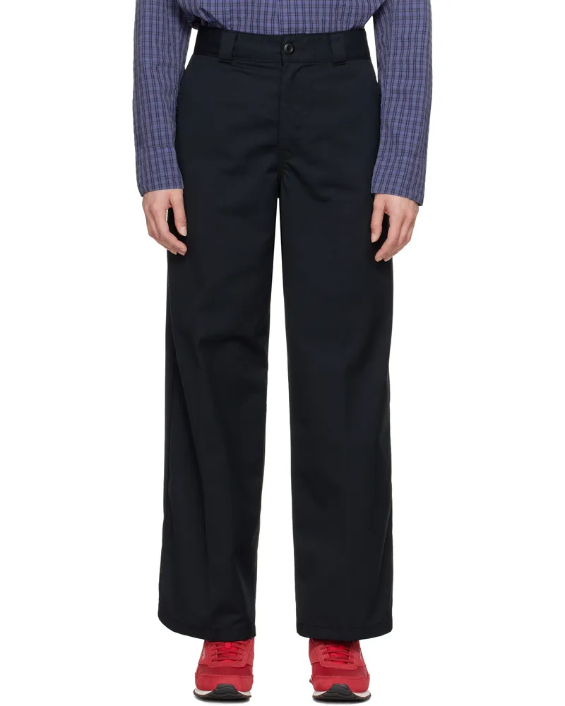 Carhartt WIP Black Craft Trousers Black