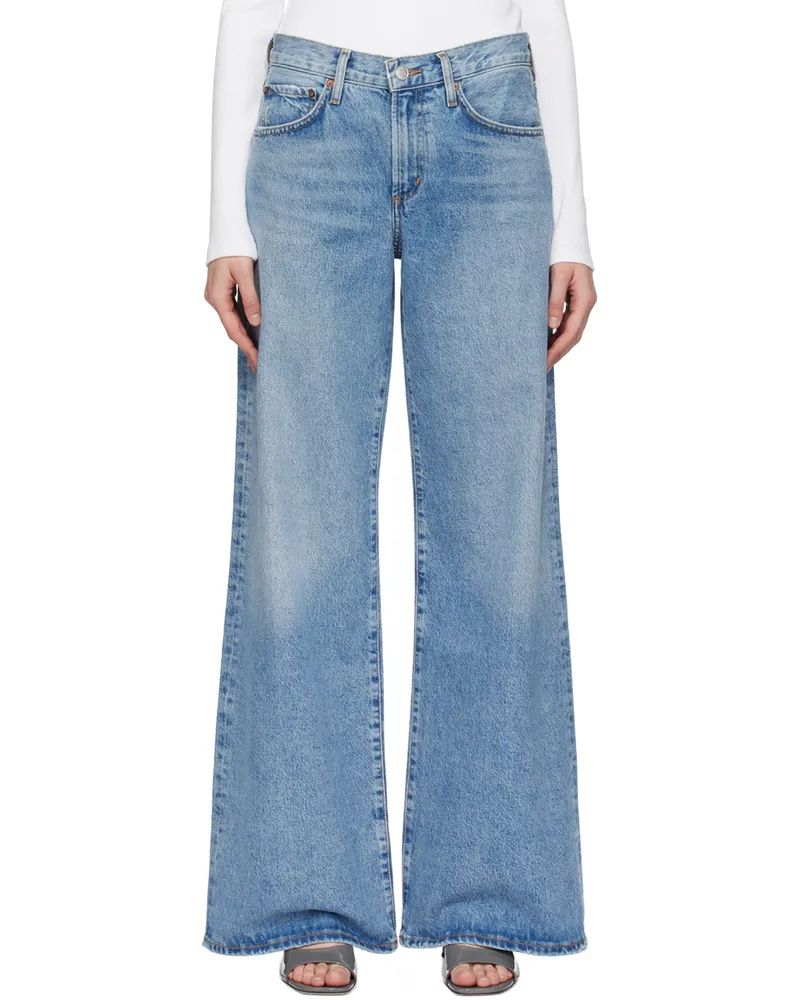 AGOLDE Blue Clara Jeans Signal