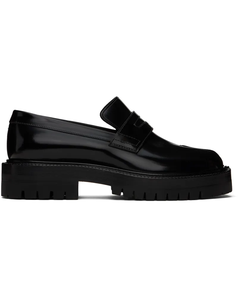 Maison Margiela Black Tabi Loafers H8396
