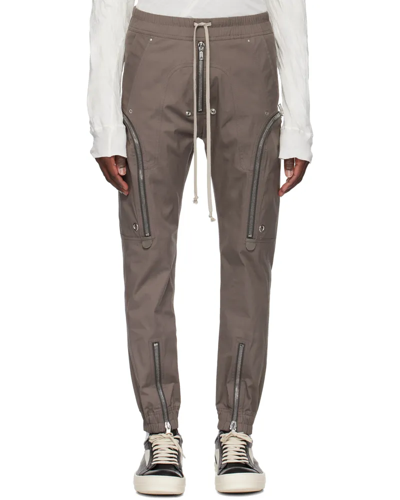 Rick Owens Gray Hollywood Bauhaus Cargo Pants 34