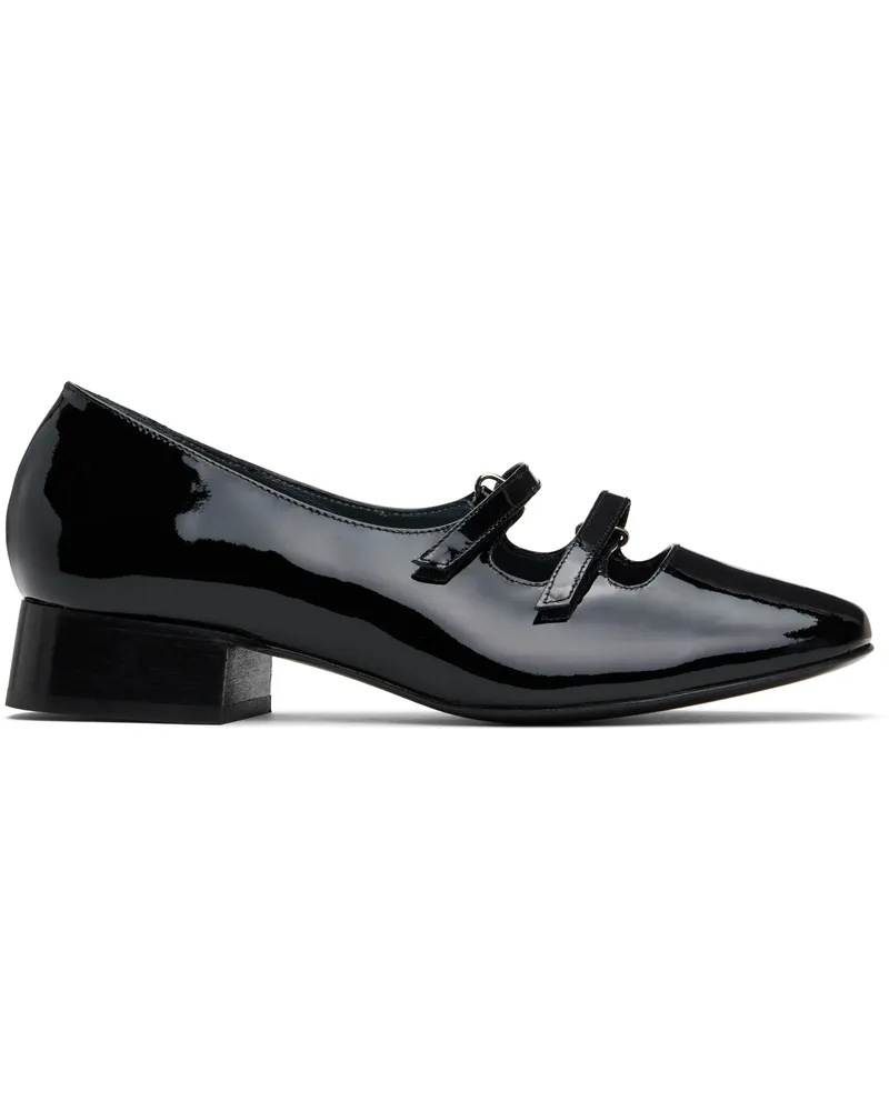 NICOLE SALDAÑA Black Isabel 3.0 Ballerina Flats Black