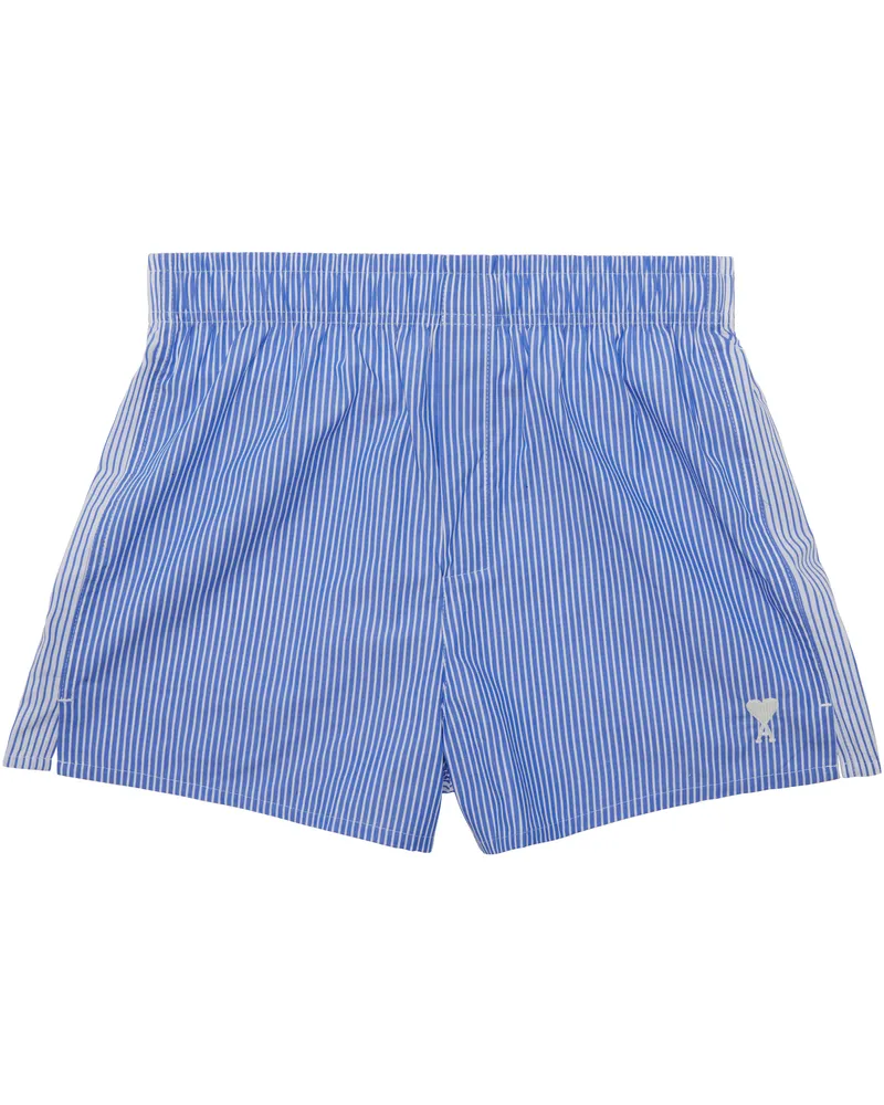 AMI Paris Blue & White Ami de Coeur Boxers 4521
