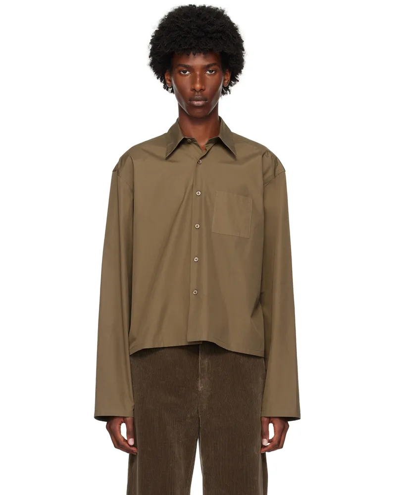 Rier Khaki Mini Shirt Castoro