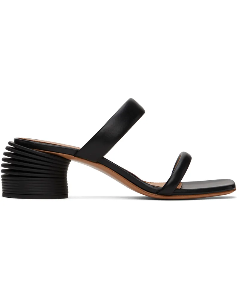 OFF-WHITE Black Spring Heeled Sandals Black