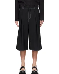 SUNNEI Black Largo Shorts Black