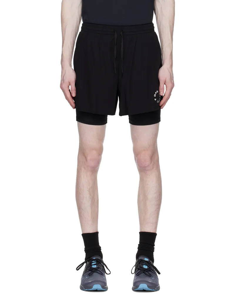 7 DAYS Active Black Two-In-One Shorts 001