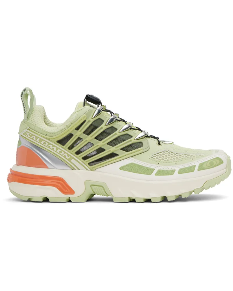 Salomon Green ACS Pro Sneakers White