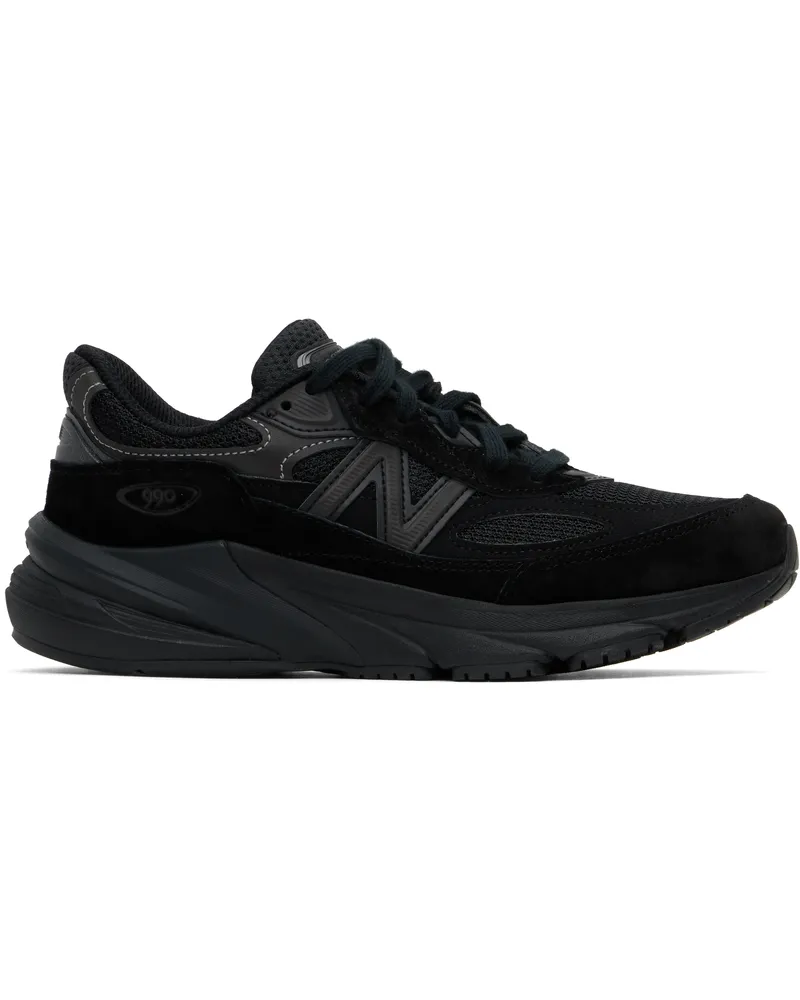 New Balance Black 'Made in USA' 990v6 Sneakers Black