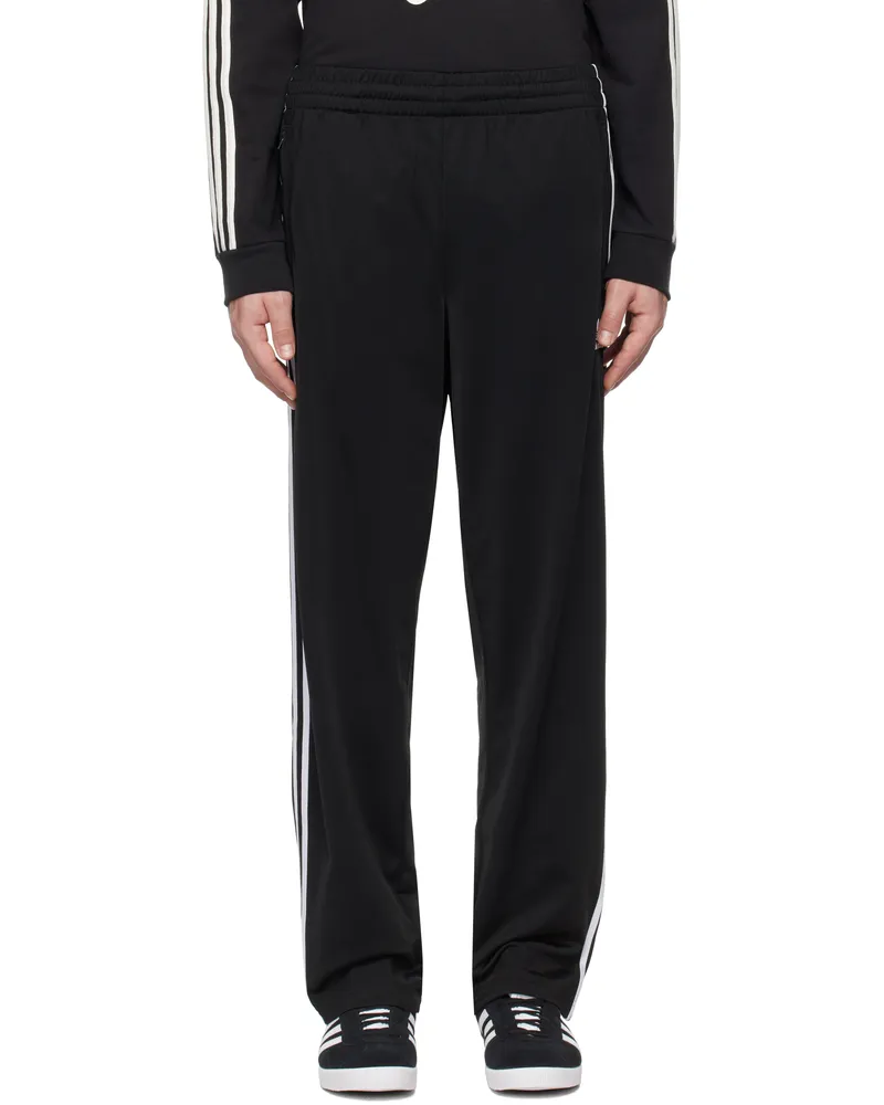 adidas Black Adicolor Classics Firebird Track Pants Black