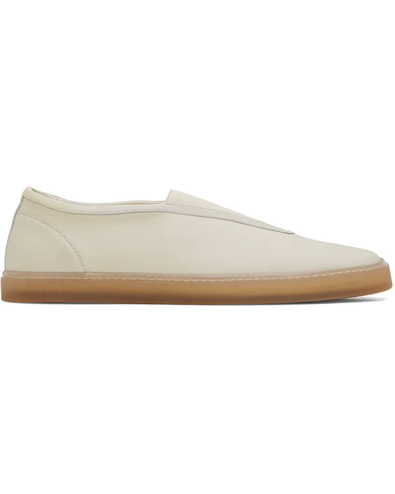 Christophe Lemaire Off-White Elastic Linoleum Sneakers Wh038