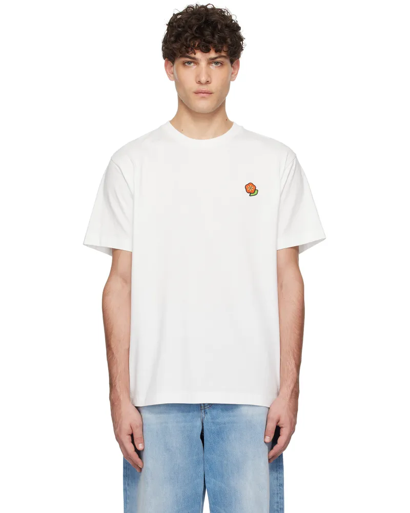 Kenzo Off-White Kenzo Paris Pop Embroidered T-shirt Off