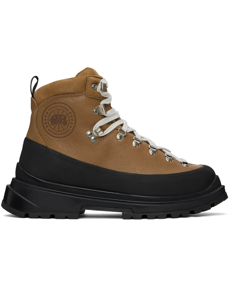 Canada Goose Tan Journey Boots Dark