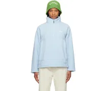 Blue Half-Zip Sweatshirt