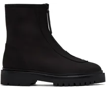 Black Zipper Boots