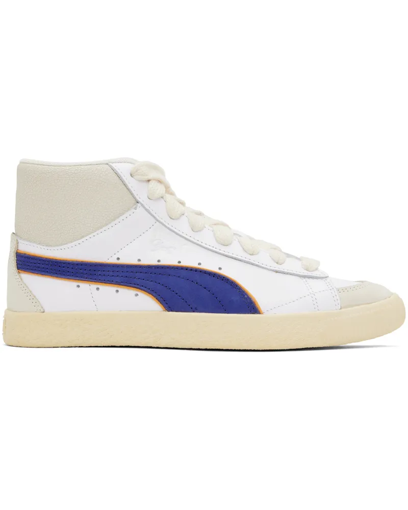 RHUDE White Puma Edition Clyde Sneakers Puma