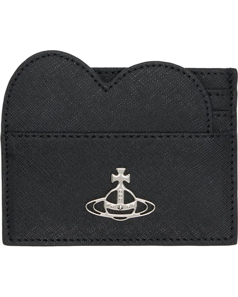 Vivienne Westwood Black Heart Card Holder N401