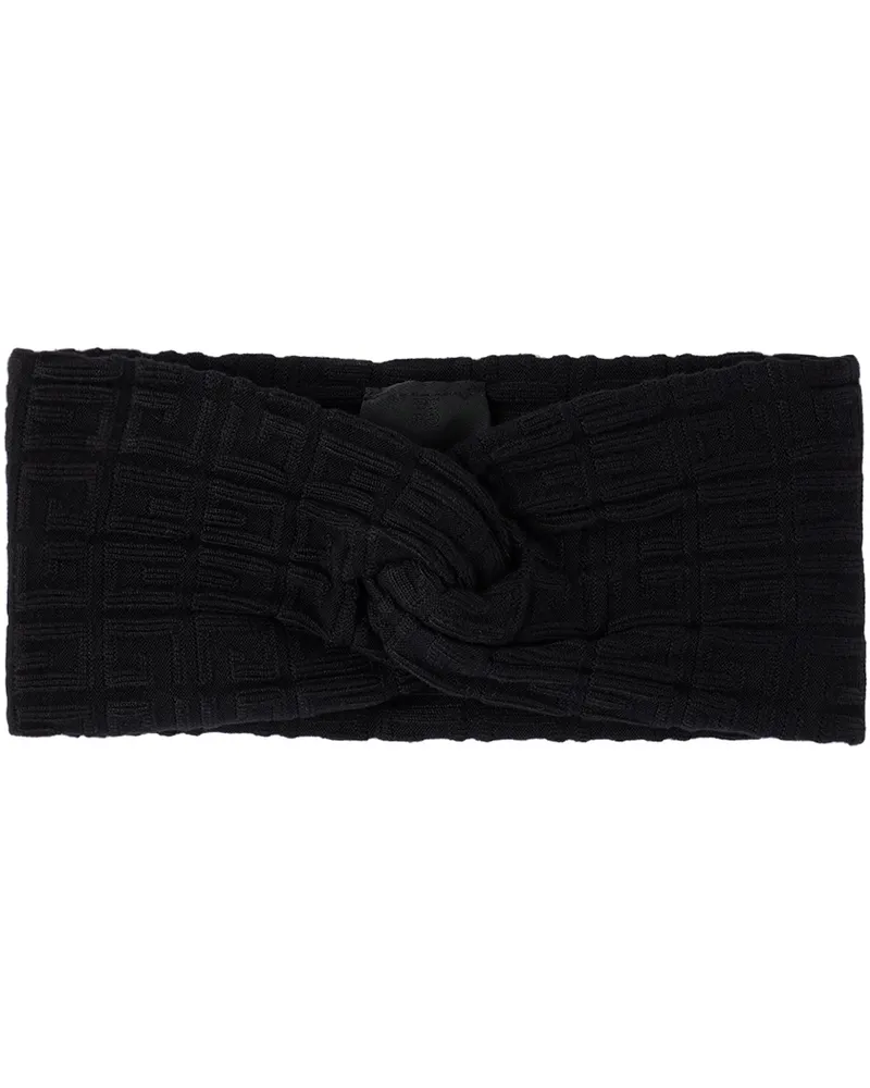 Givenchy Kids Black Monogram Headband 09b