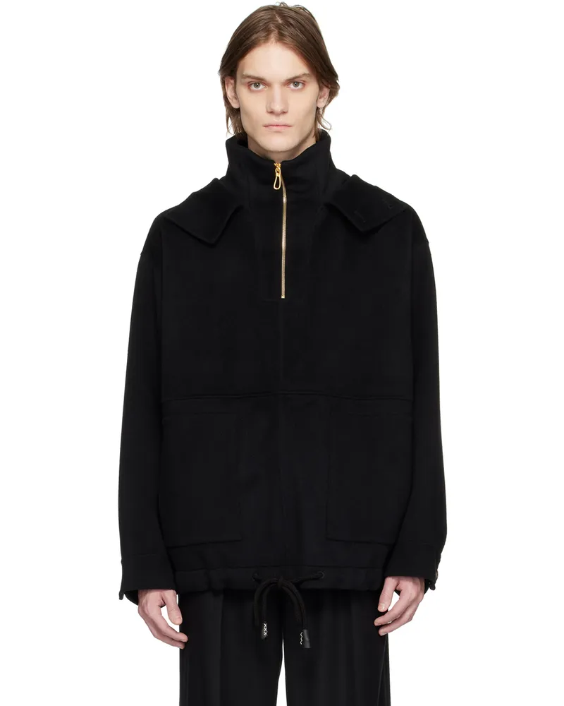 Nanushka Black Almos Hoodie Black