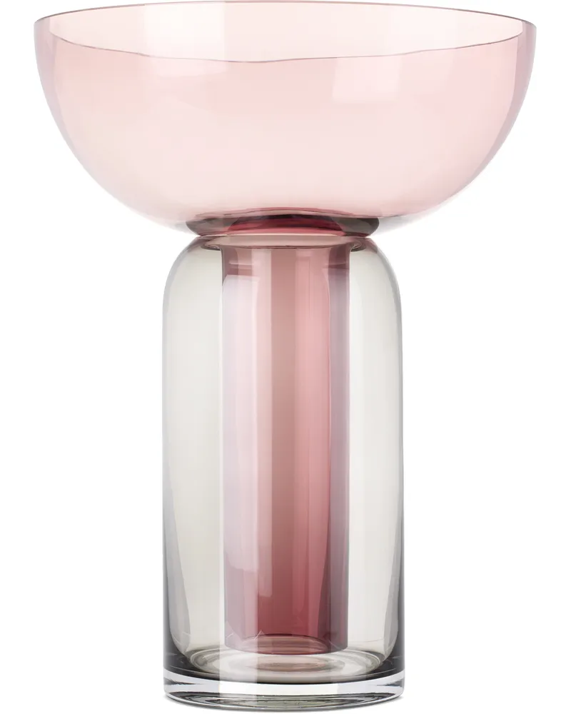 AYTM Pink & Black Torus Vase Black